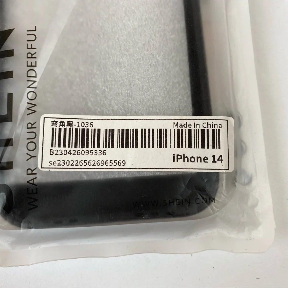 Shein Black iPhone 14 Case